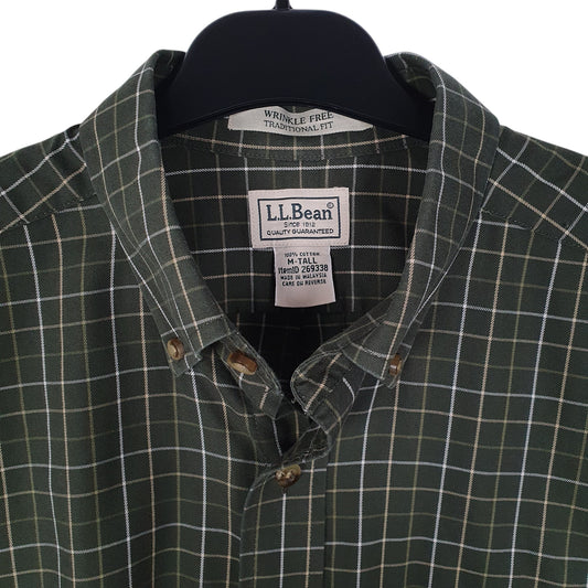 Mens Green L.L.Bean   Shirt