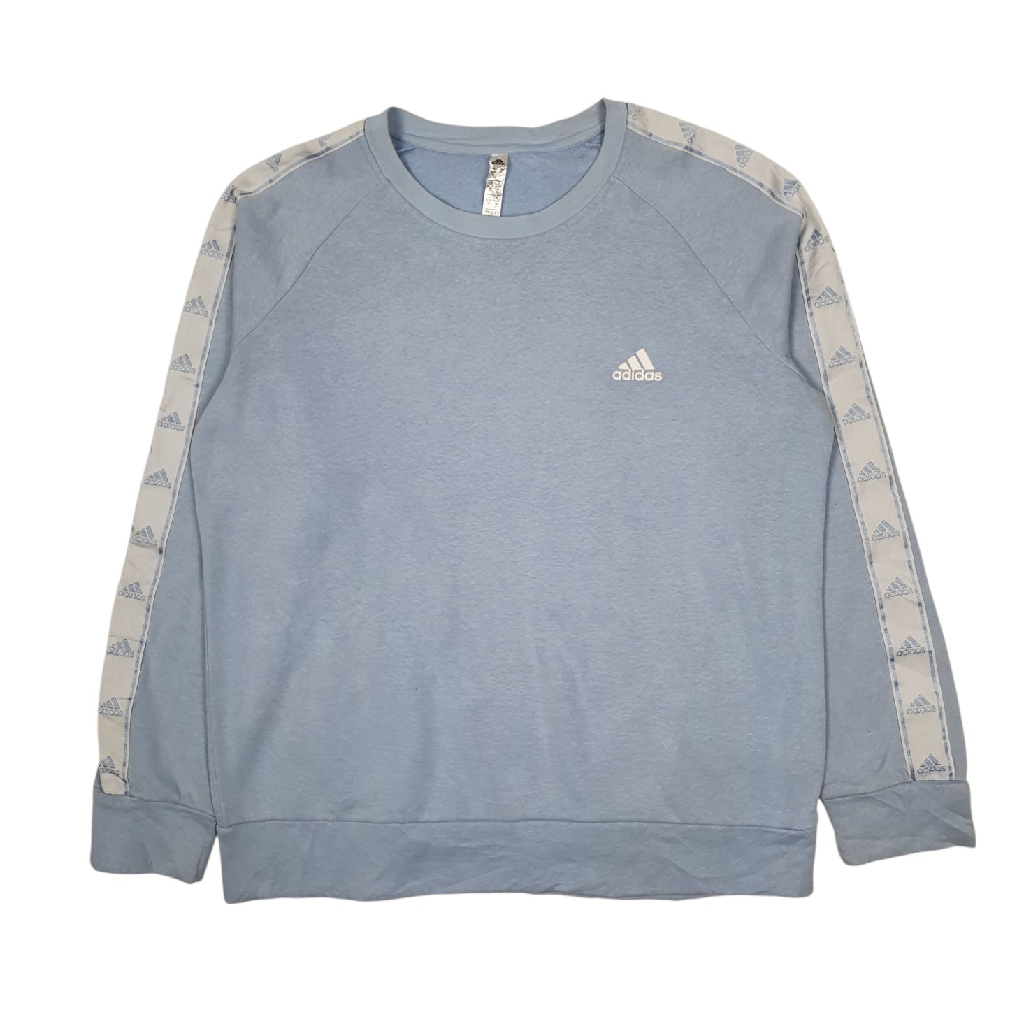 Womens Blue Adidas  Crewneck Jumper