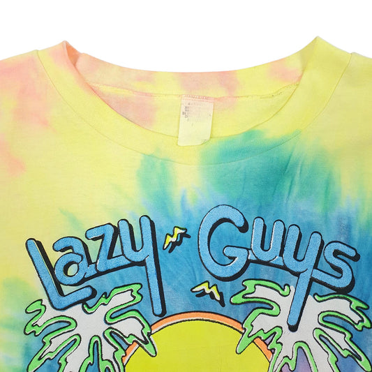 Mens Blue Unbranded Single Stitch Vintage 90s  T Shirt