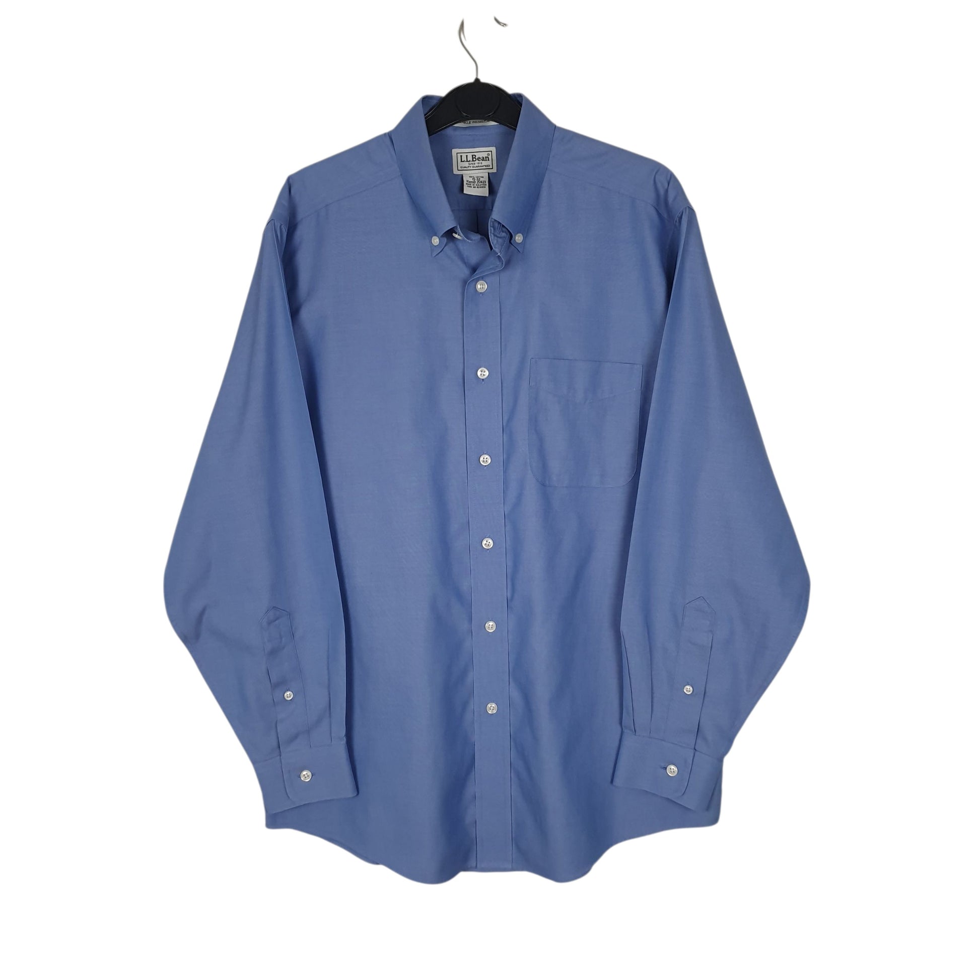 Mens Blue L.L.Bean  Long Sleeve Shirt