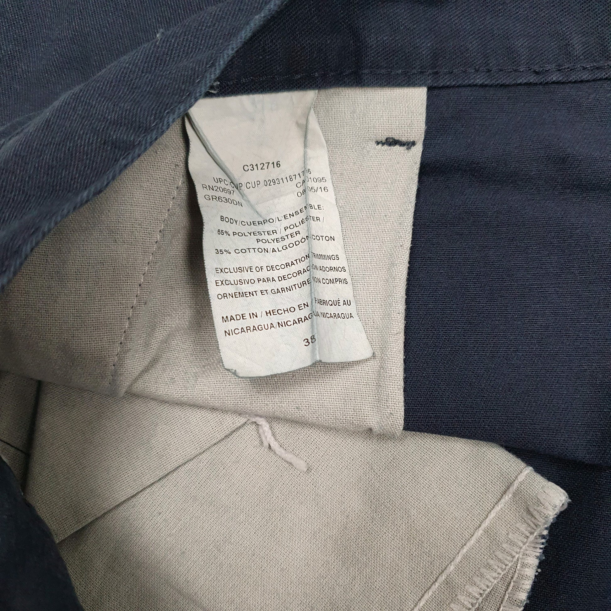 Mens Navy Dickies   Shorts