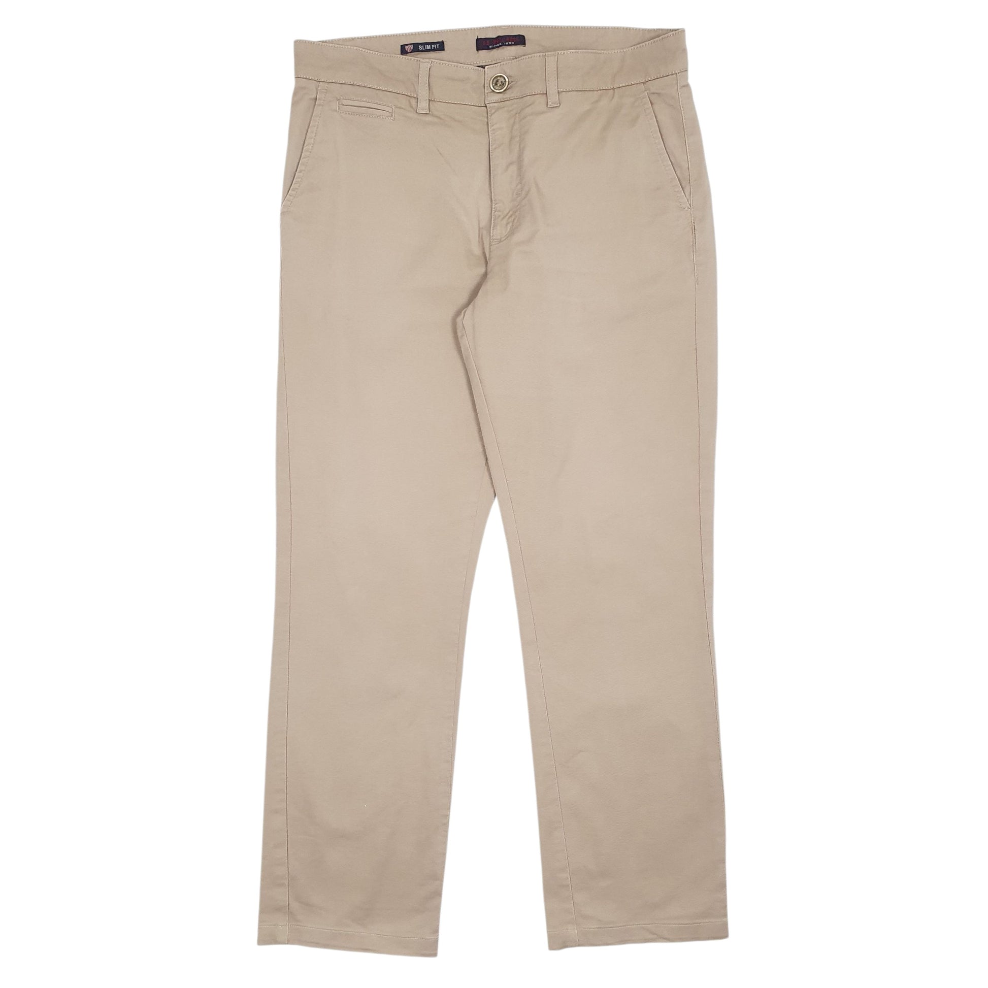 Mens Beige US Polo Assn  Chino Trousers