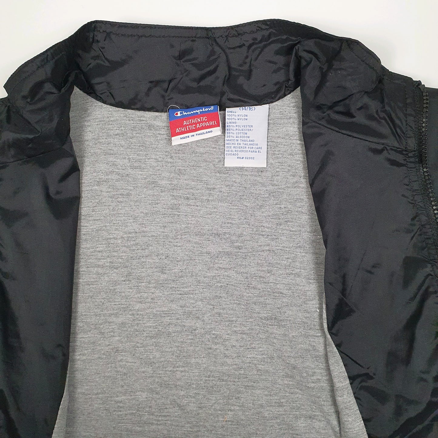 Womens Black Champion Vintage 2000s  Coat