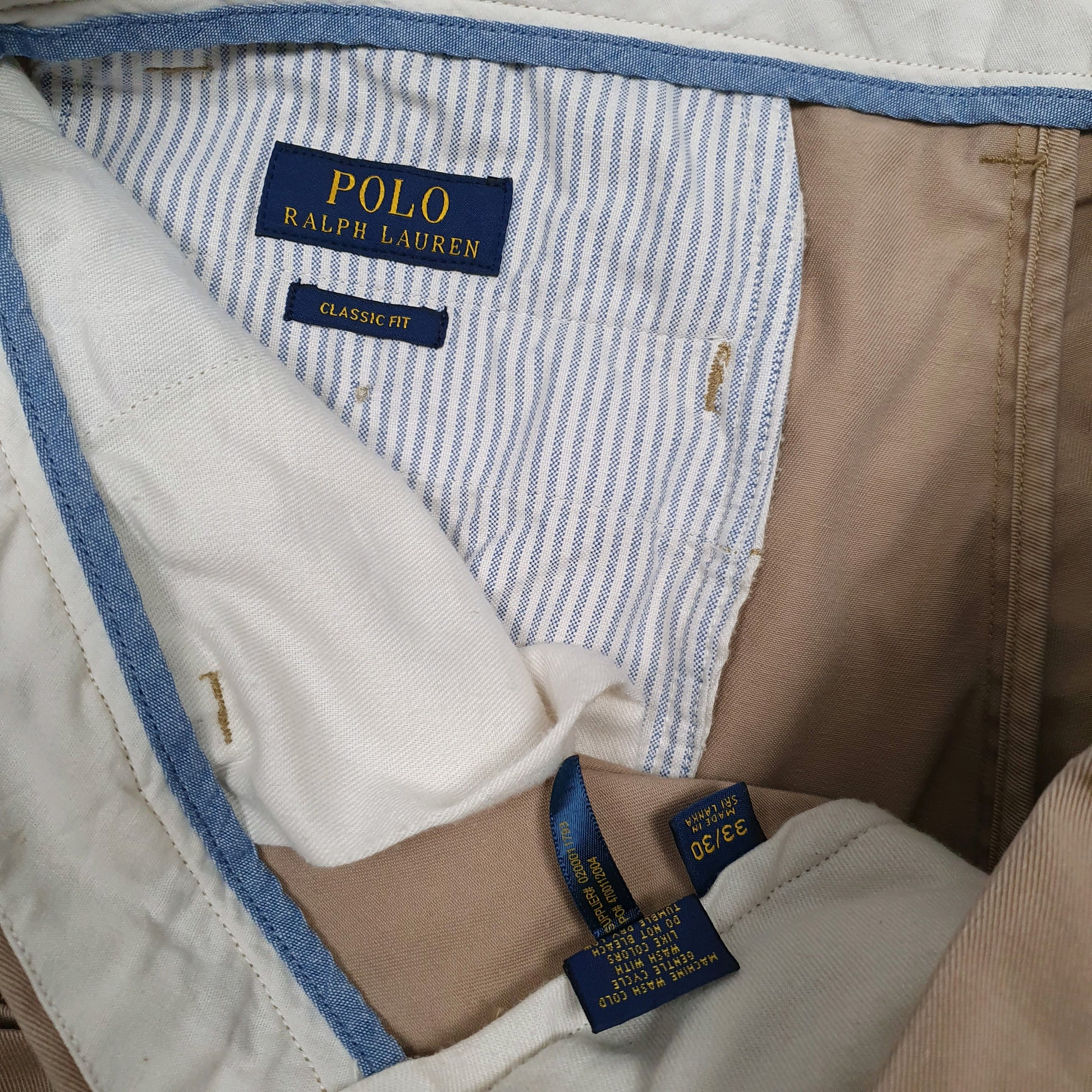 Mens Beige Polo Ralph Lauren   Trousers