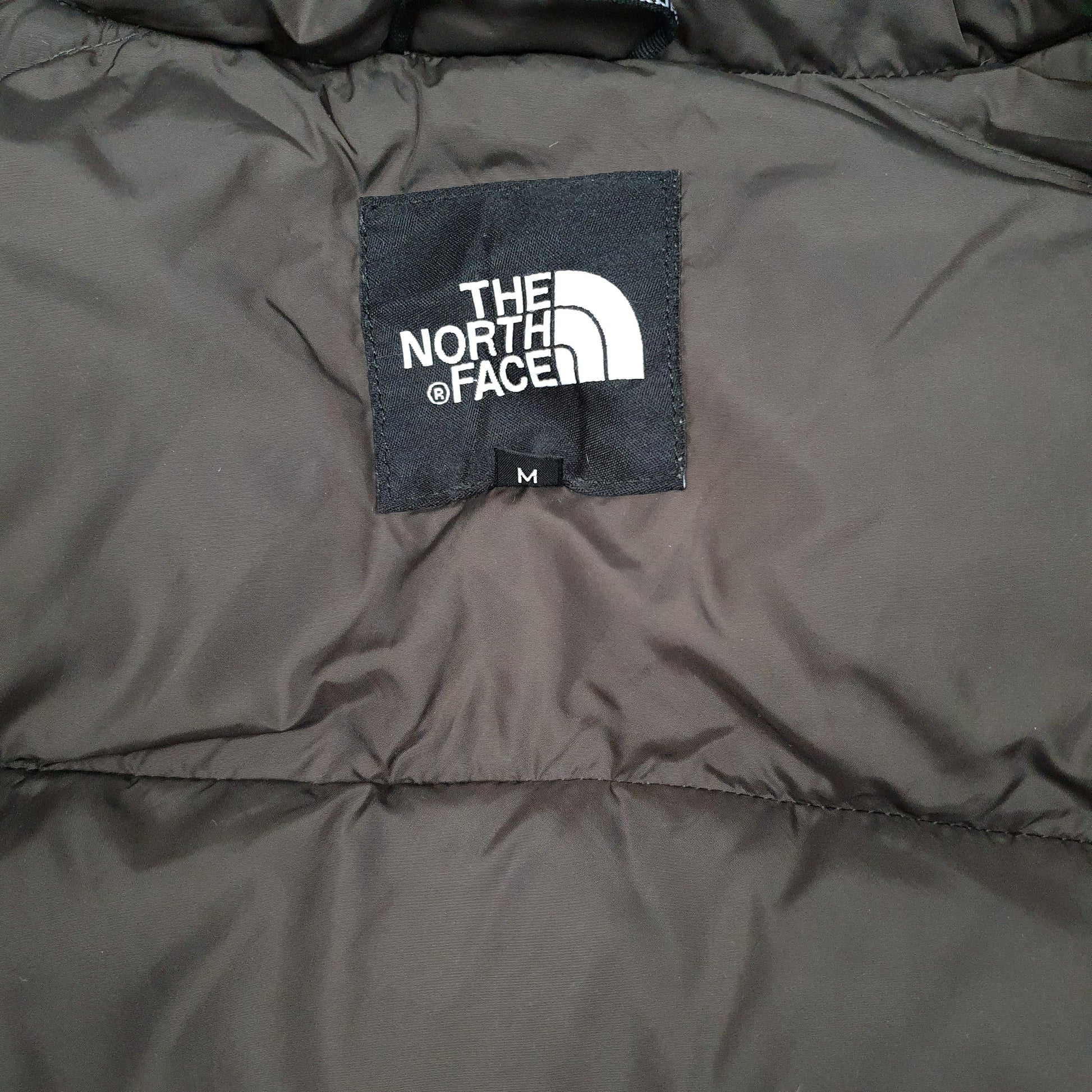 Mens Grey The North Face Nuptse Hooded  Coat