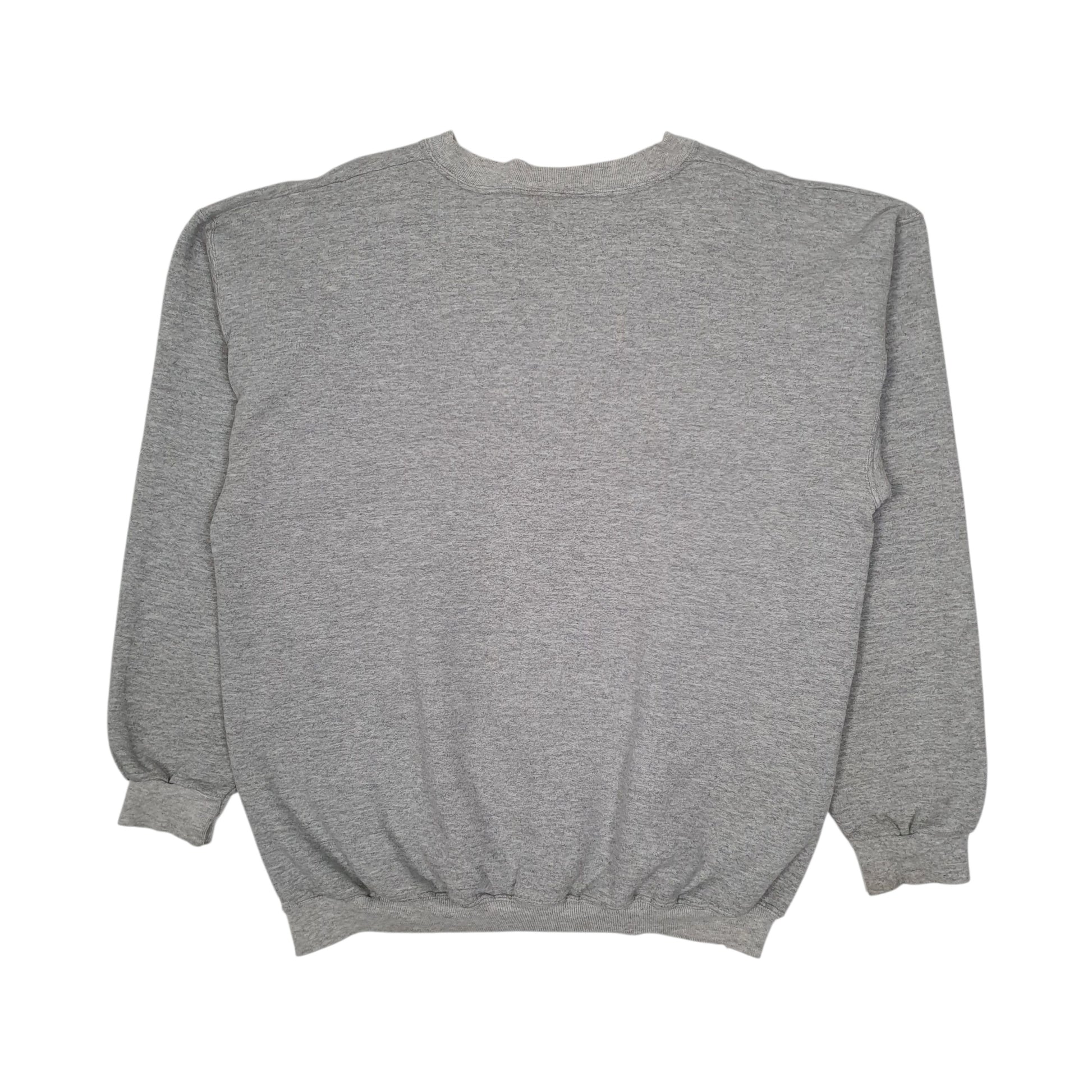 Mens Grey Reebok Pittsburgh Steelers Super Bowl Champions NFL Vintage 00s Crewneck Jumper