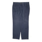 Mens Navy Tommy Hilfiger Vintage 2000s Double Pleated Chino Trousers