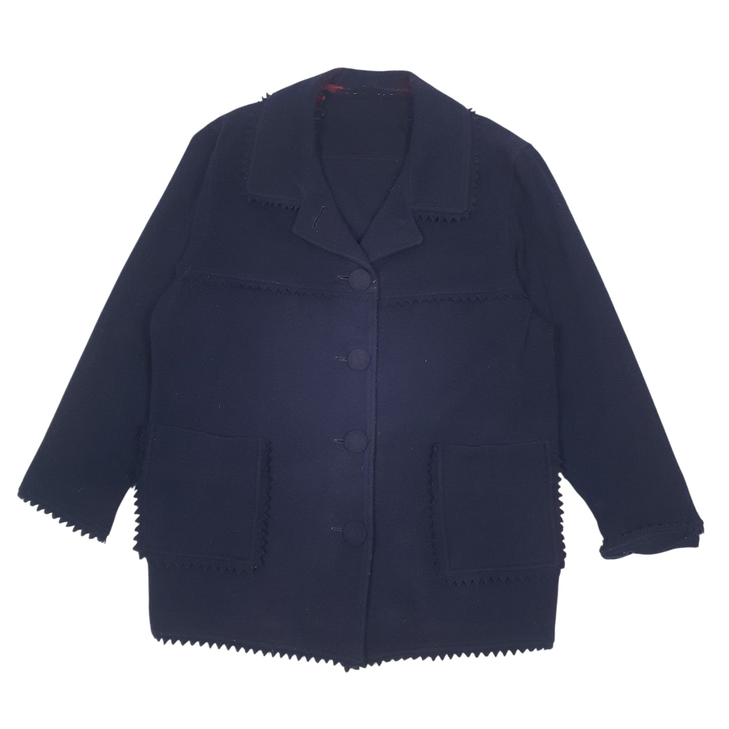 Mens Navy Unbranded   Coat
