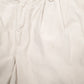 Mens Cream Dockers Pleated  Trousers
