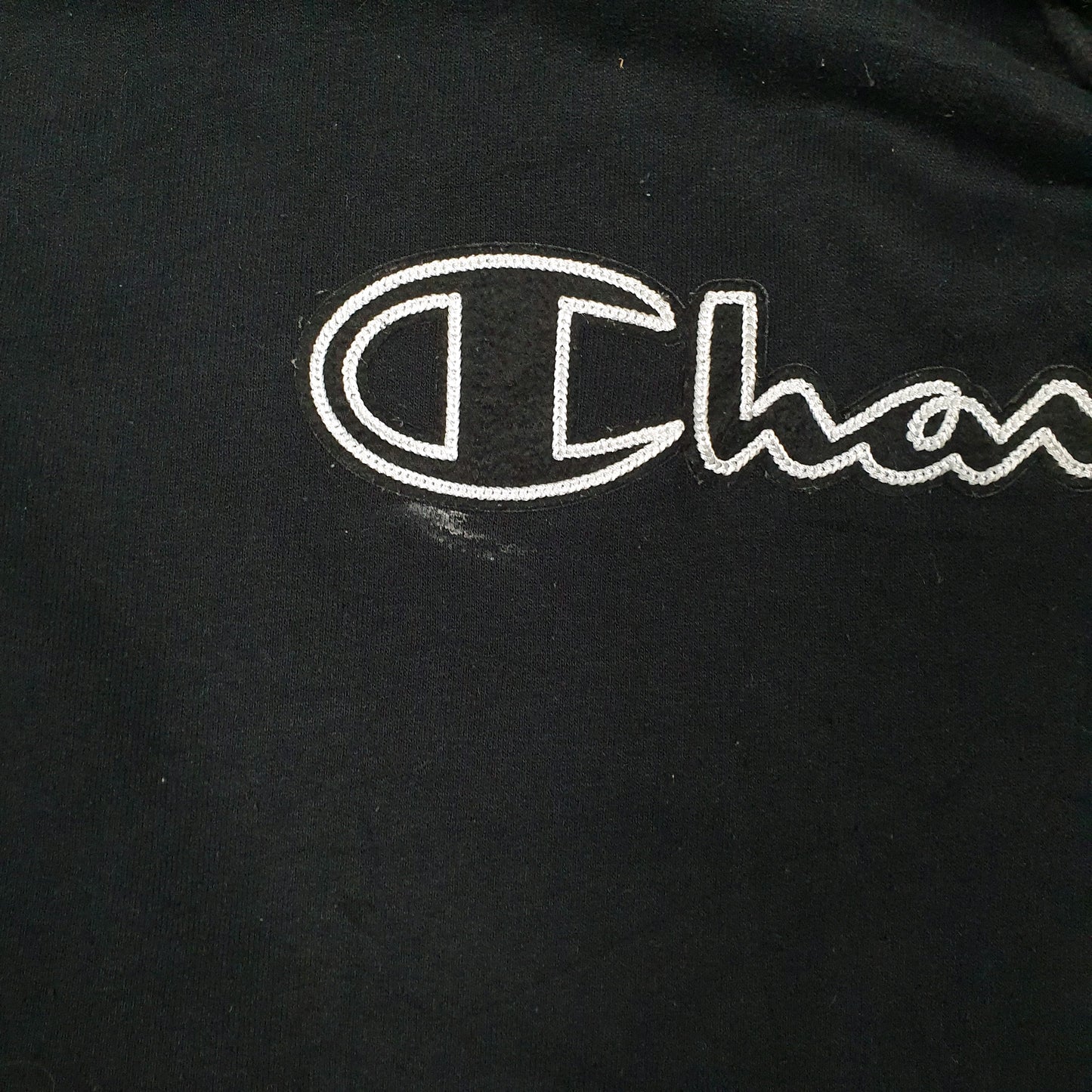 Mens Black Champion  Hoodie Jumper