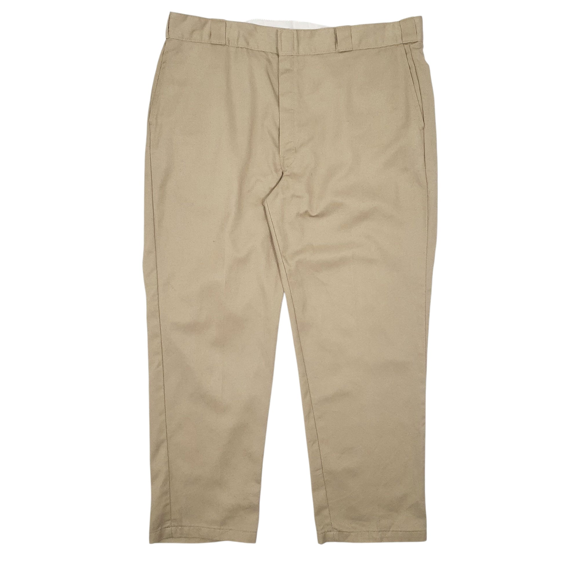 Mens Beige Dickies Vintage Chino Trousers