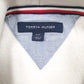 Mens White Tommy Hilfiger Spellout Hoodie Jumper