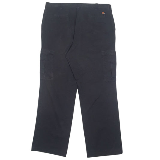 Mens Black Dickies   Trousers