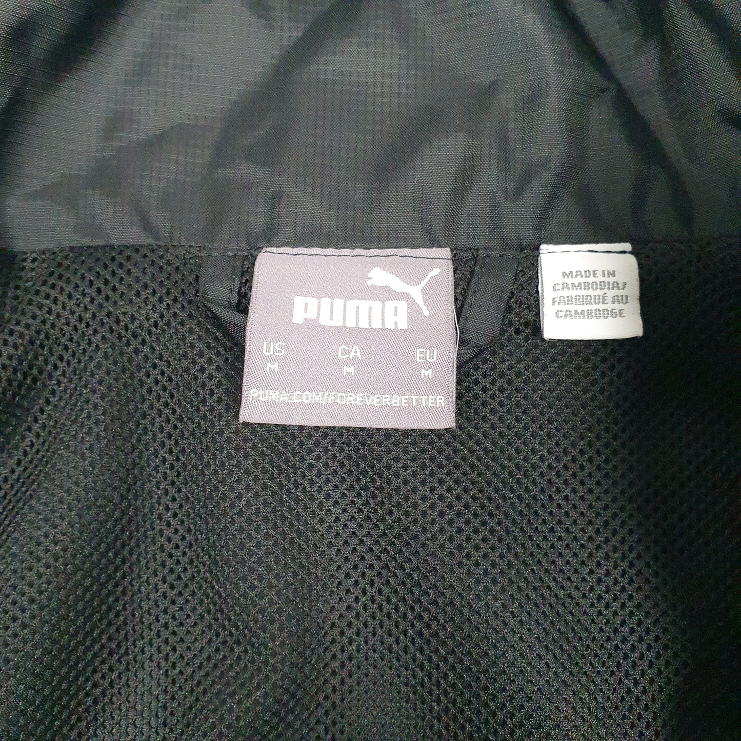 Mens Black Puma   Coat