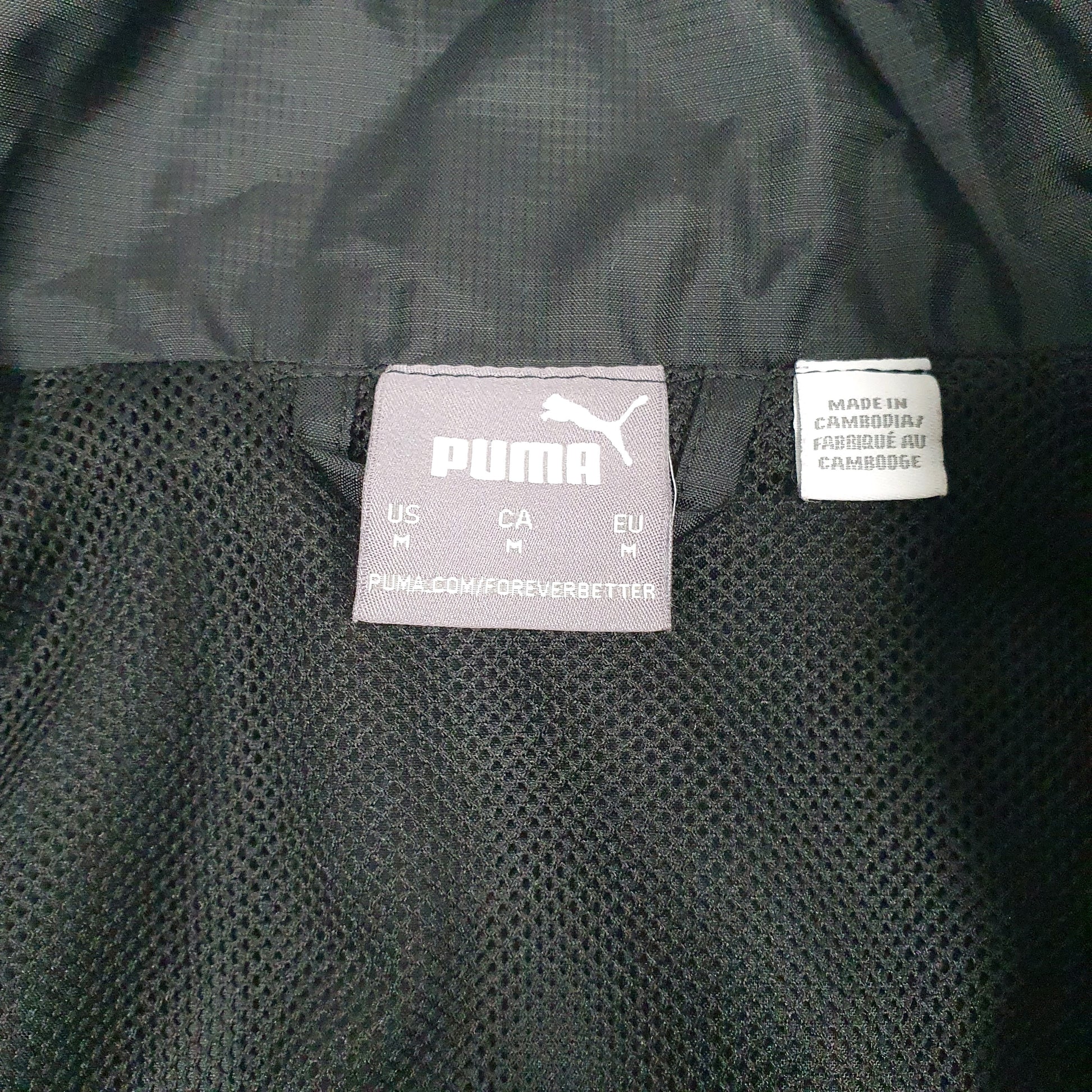 Mens Black Puma   Coat