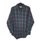 Mens Green L.L.Bean Vintage 1980s Rangely Flannel Long Sleeve Shirt