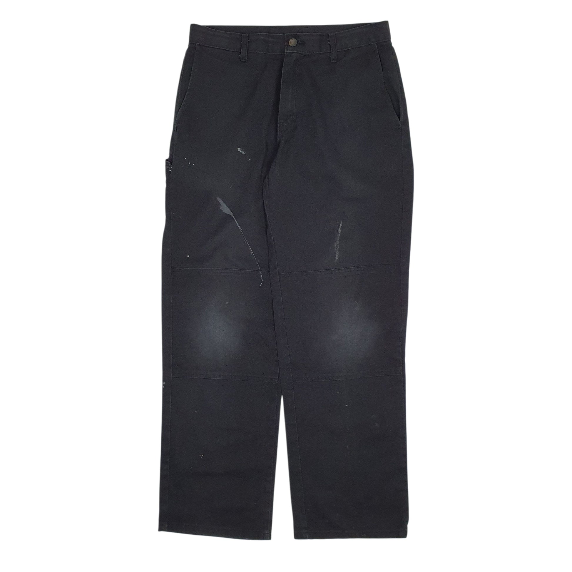 Mens Black Dickies  Chino Trousers