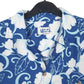 Mens Blue Uzzi Hawaiian  Shirt