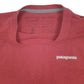Mens Burgundy Patagonia   T Shirt