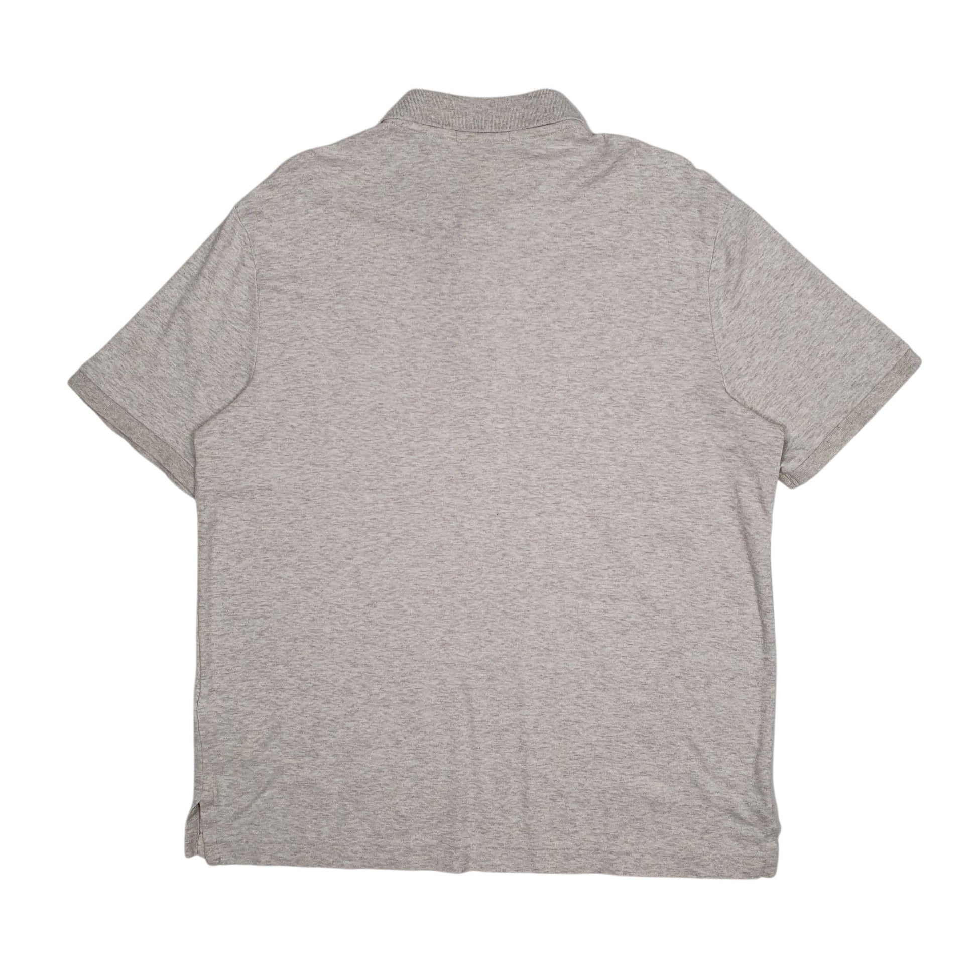 Mens Grey Polo Ralph Lauren Classic Fit  Polo Shirt