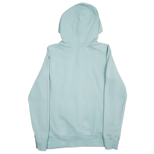 Womens Blue The North Face Spellout Hoodie Jumper