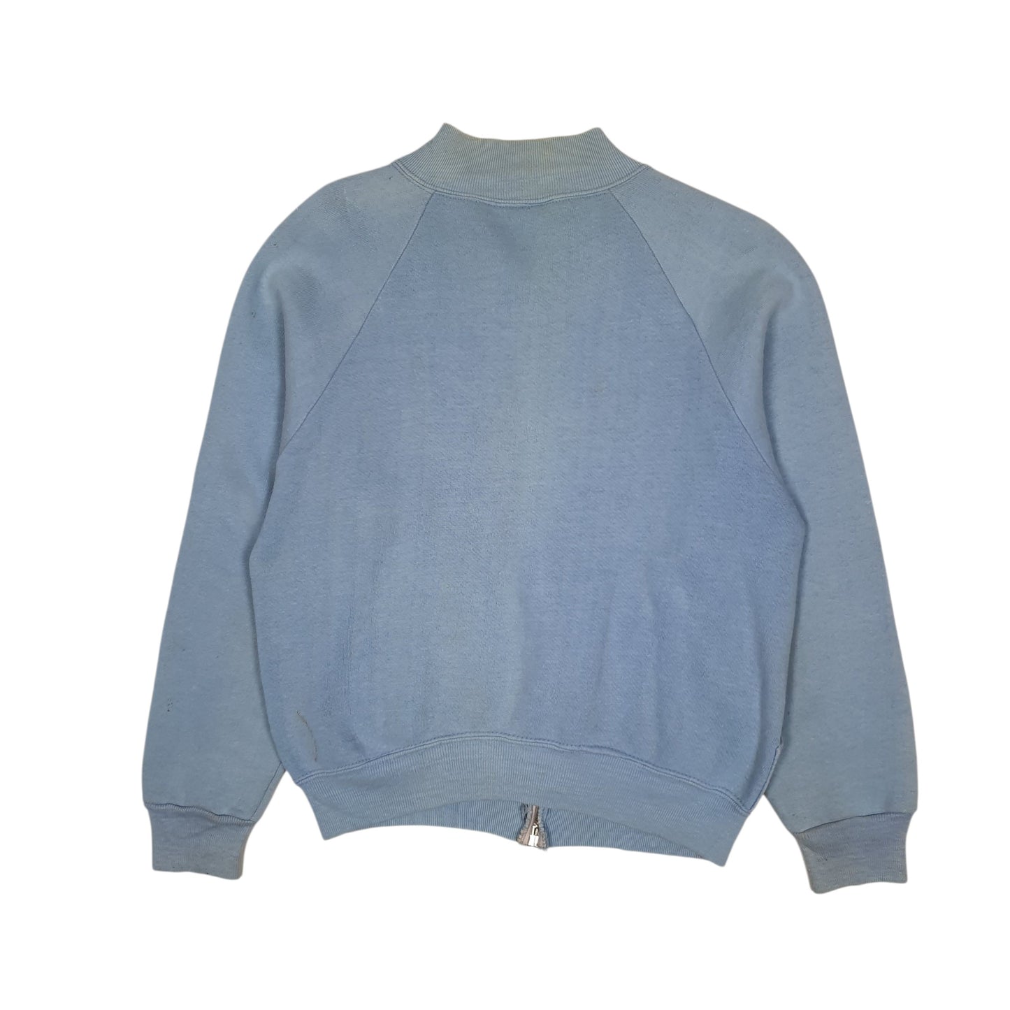 Mens Blue Sportswear Vintage 1960s Pocono Gardens Full Zip Jumper