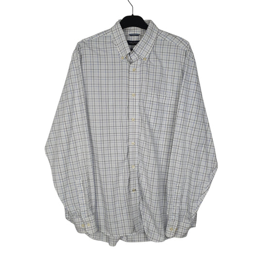 Mens White Nautica  Long Sleeve Shirt