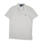 Mens White Polo Ralph Lauren  Short Sleeve Polo Shirt