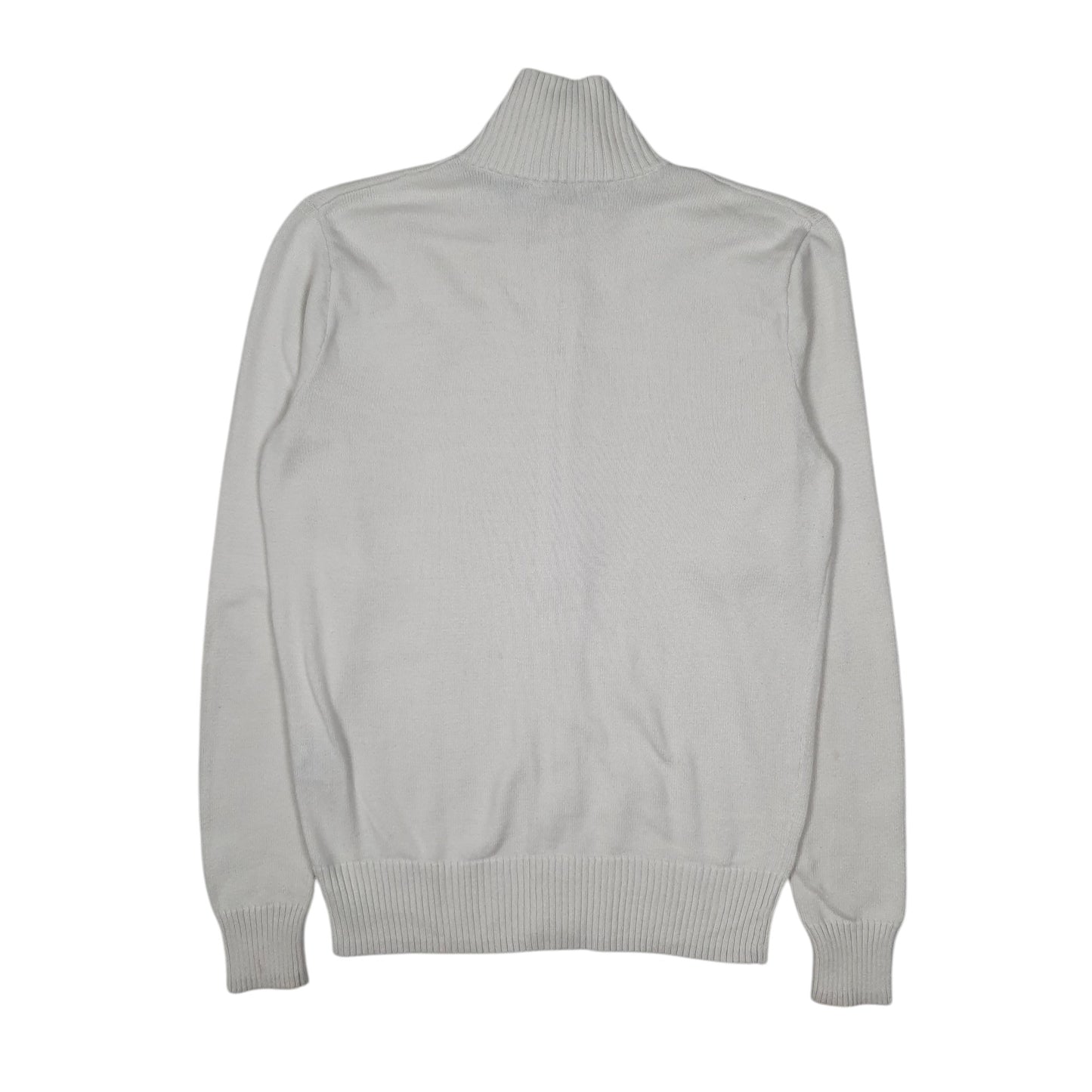 Womens White Polo Ralph Lauren Golf Full Zip Jumper