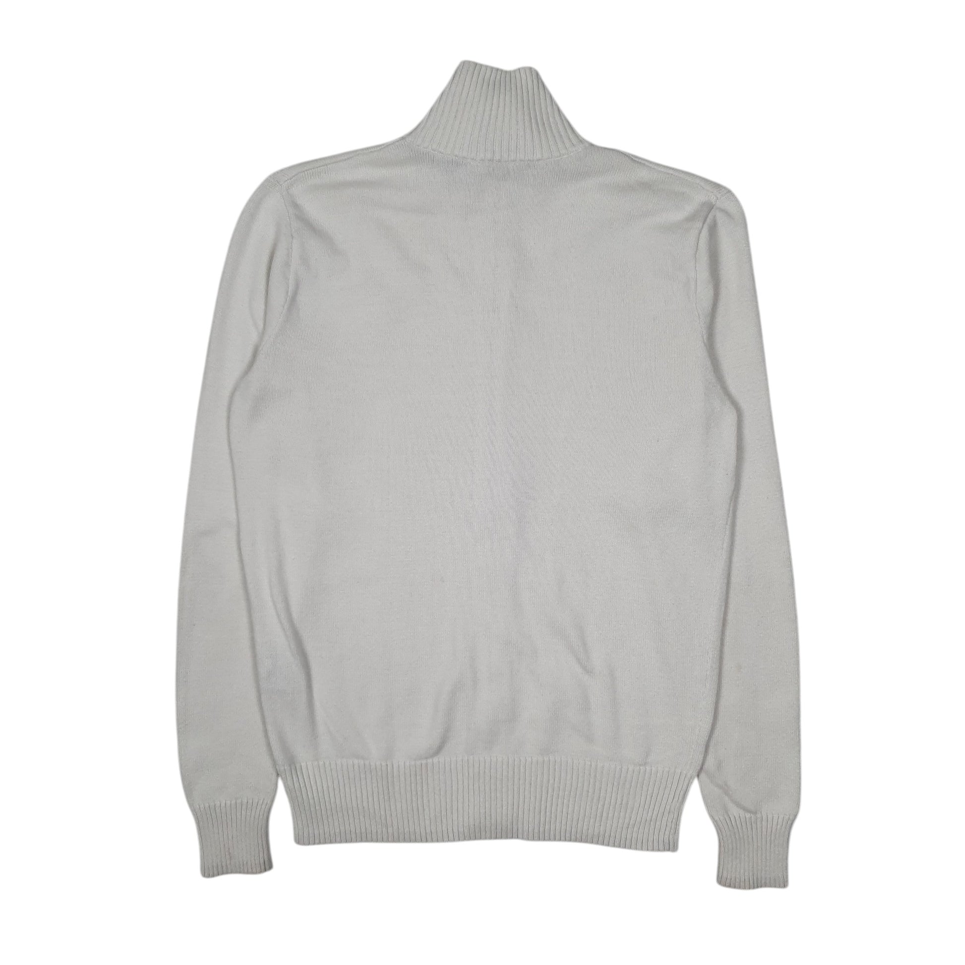 Womens White Polo Ralph Lauren Golf Full Zip Jumper