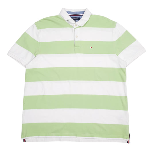 Mens Green Tommy Hilfiger  Short Sleeve Polo Shirt