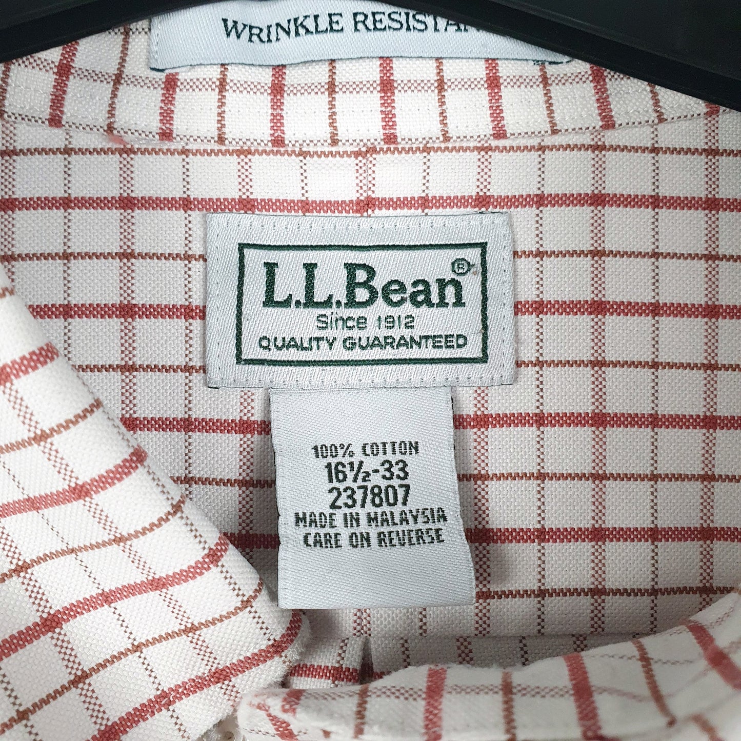 Mens White L.L.Bean   Shirt