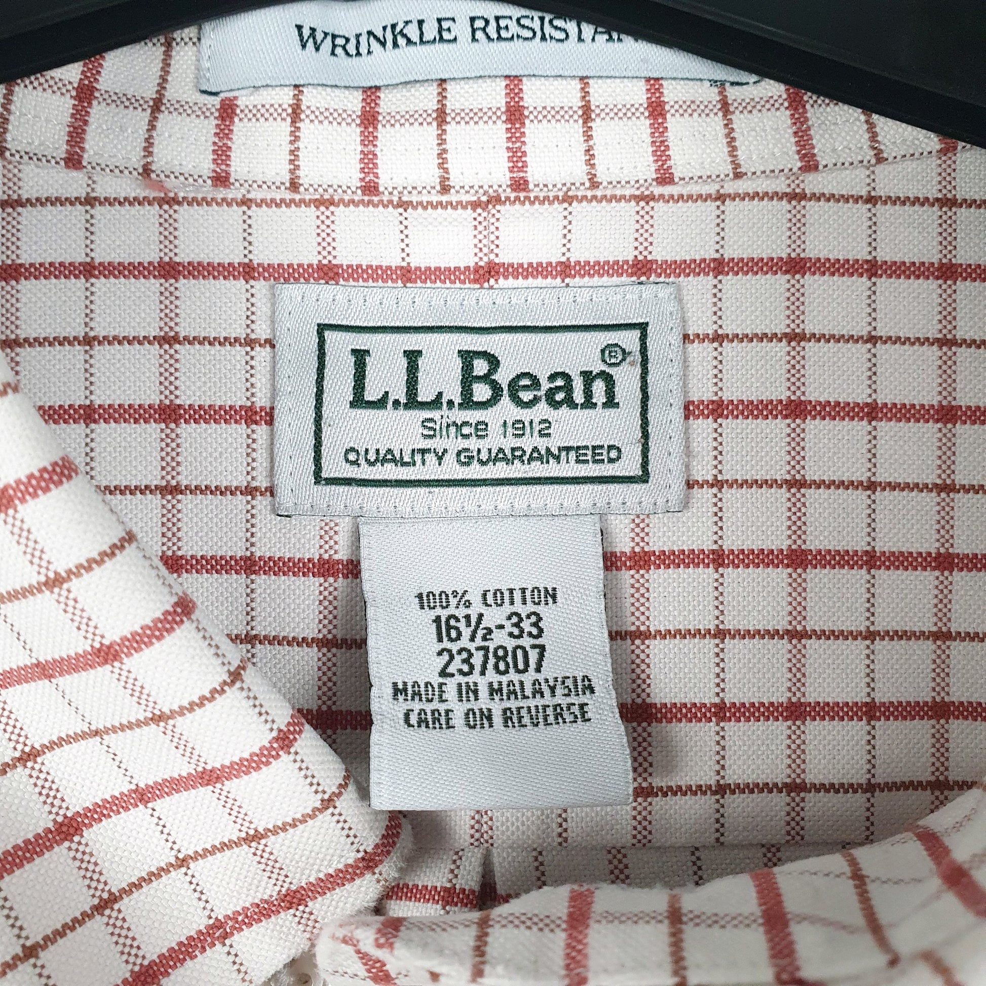 Mens White L.L.Bean   Shirt
