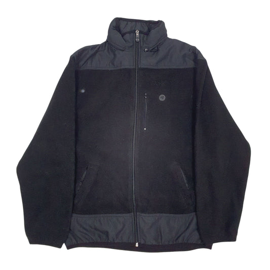 Womens Black Reebok Hooded Full Zip Jumper