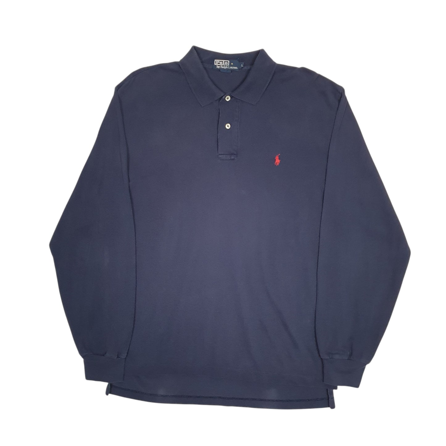 Mens Navy Polo Ralph Lauren  Long Sleeve Polo Shirt