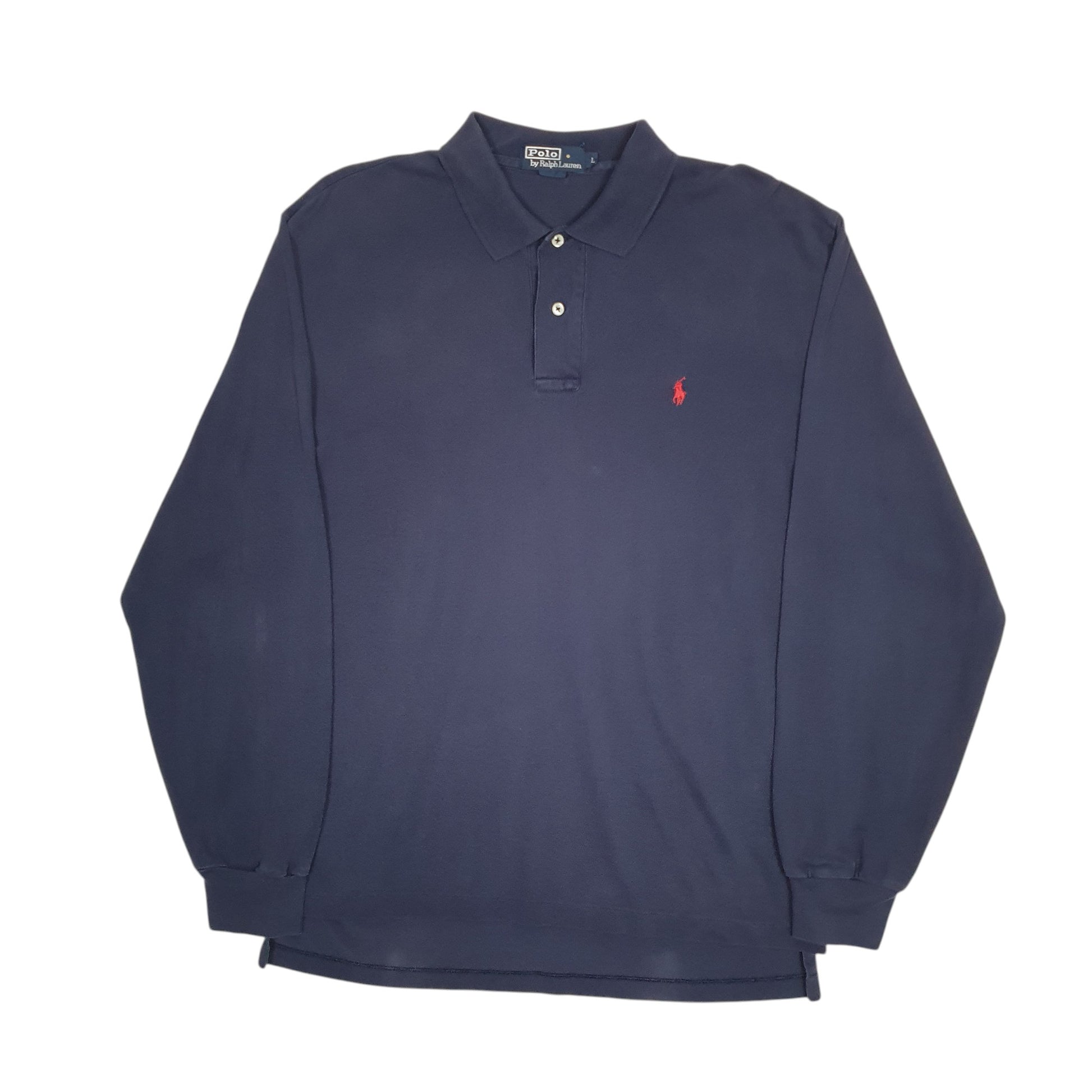 Mens Navy Polo Ralph Lauren  Long Sleeve Polo Shirt