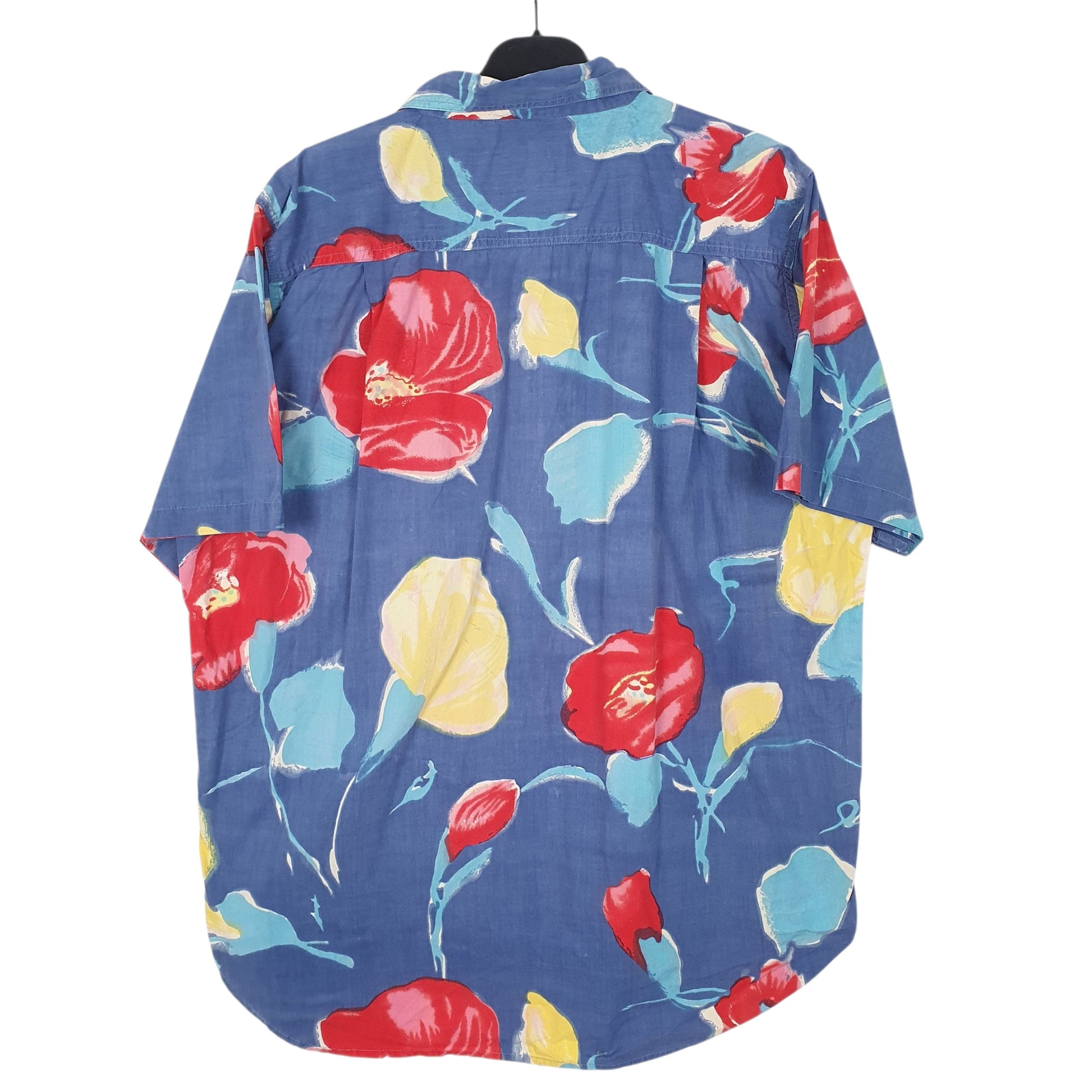 Mens Blue Sears Hawaiian  Shirt