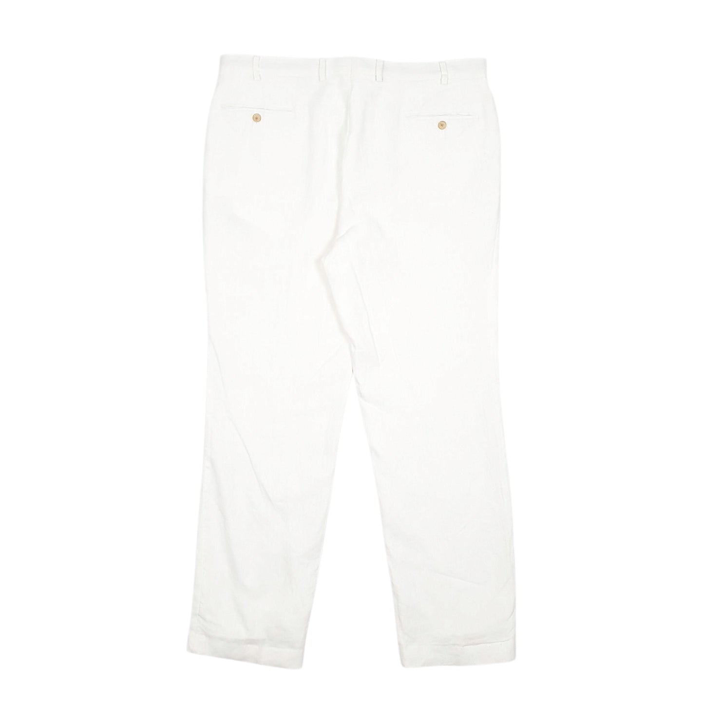 Mens White Polo Ralph Lauren   Trousers
