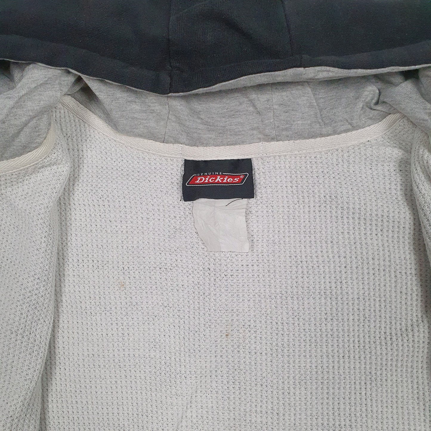 Mens Black Dickies Hoodie Full Zip Jumper