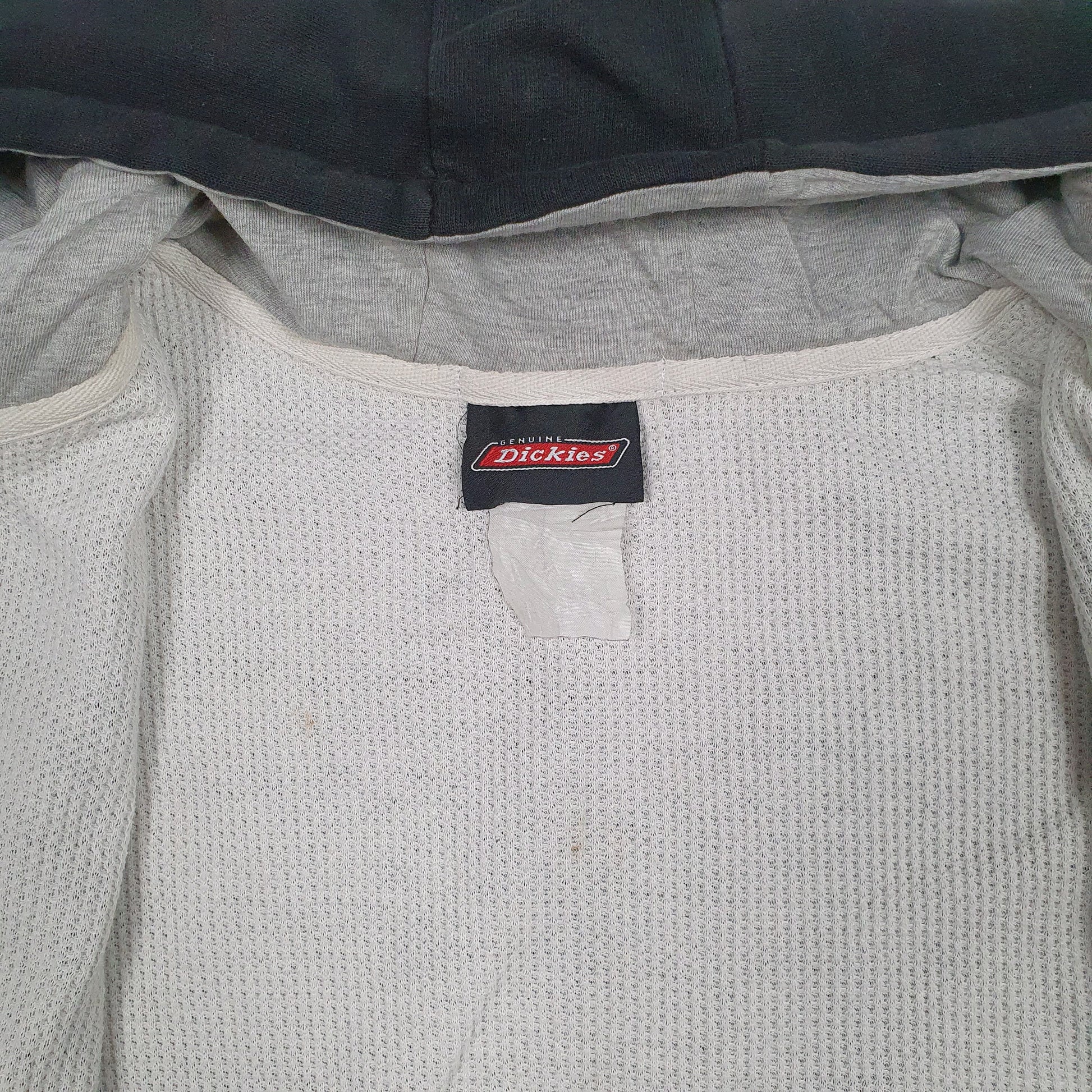 Mens Black Dickies Hoodie Full Zip Jumper