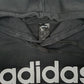 Mens Black Adidas  Hoodie Jumper
