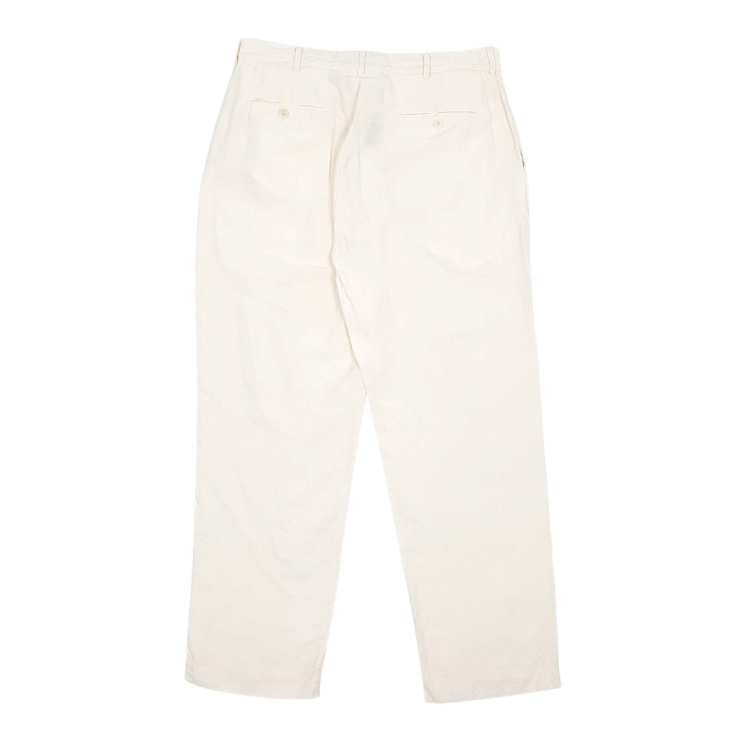 Mens Cream Polo Ralph Lauren Vintage  Trousers