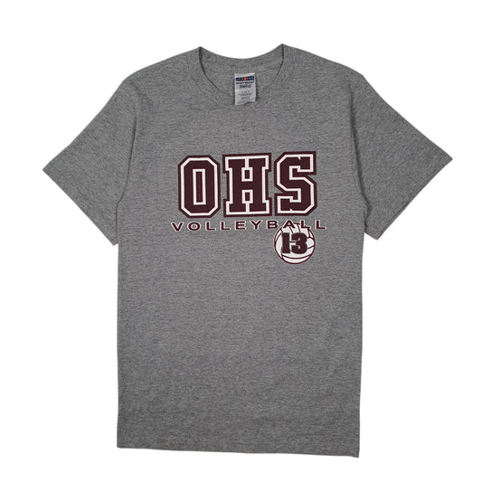Mens Grey Jerzees OHS Volleyball Short Sleeve T Shirt