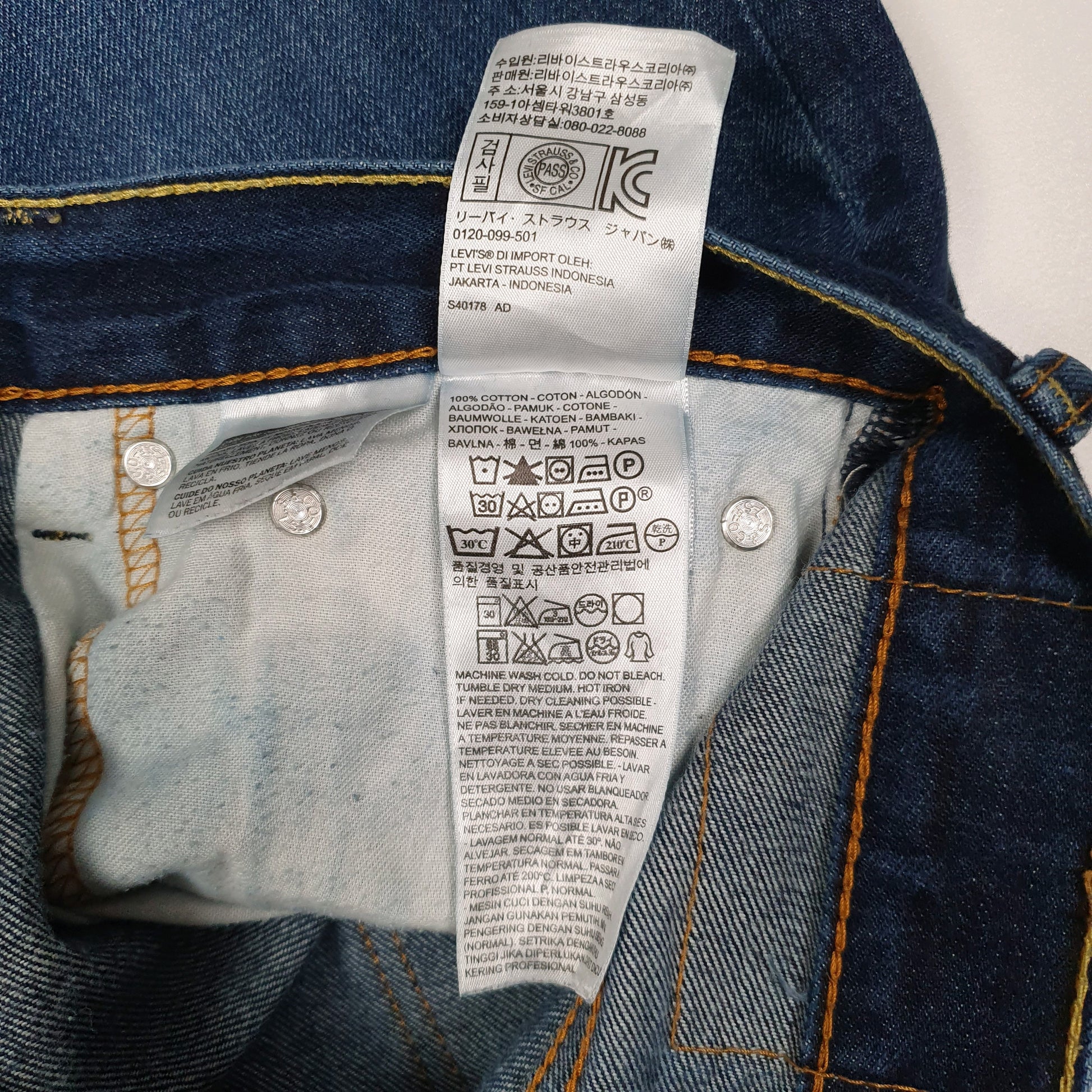 Mens Blue Levis  Hoodie Jeans