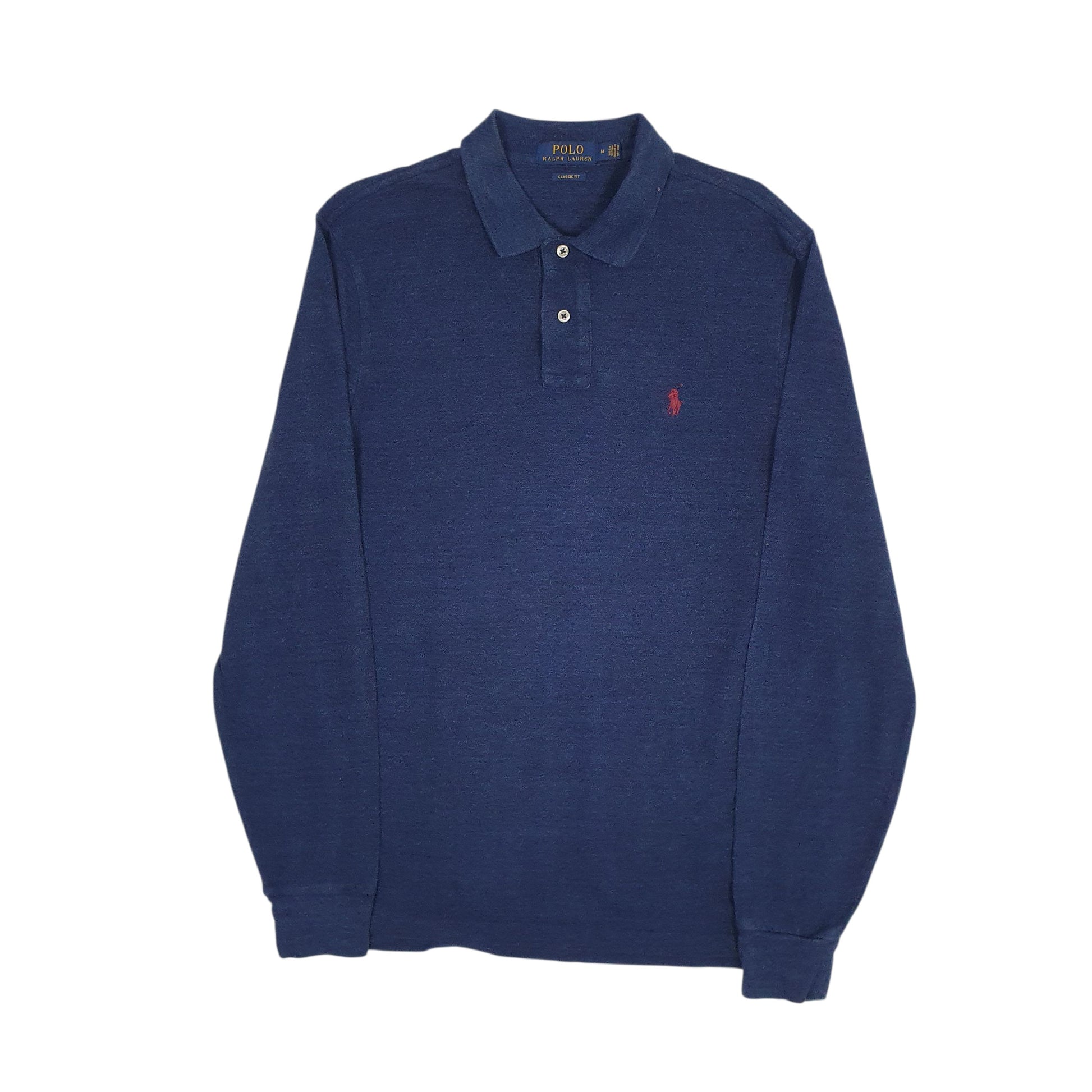 Mens Navy Polo Ralph Lauren  Long Sleeve Polo Shirt