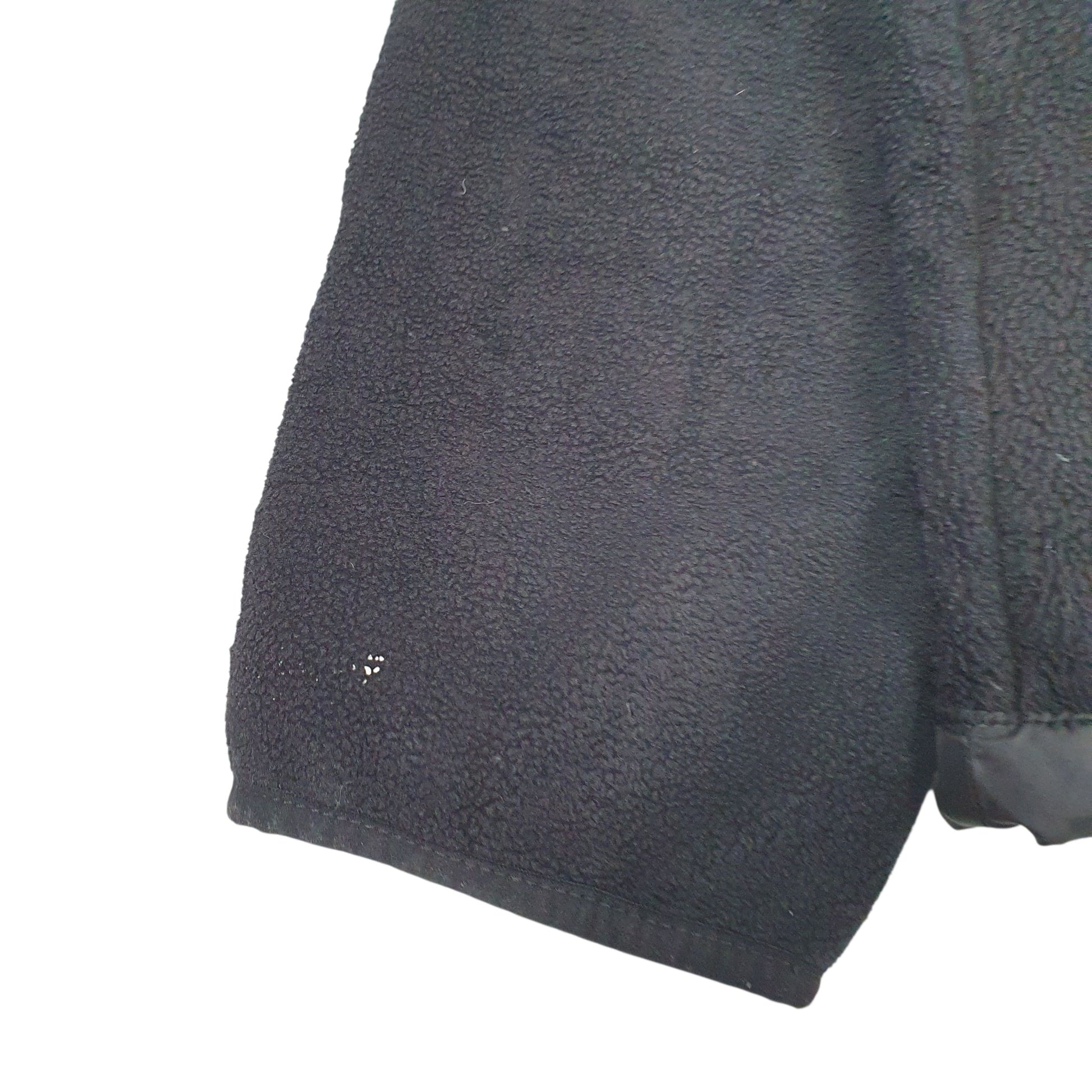 Mens Black The North Face Fleece Full Zip Coat