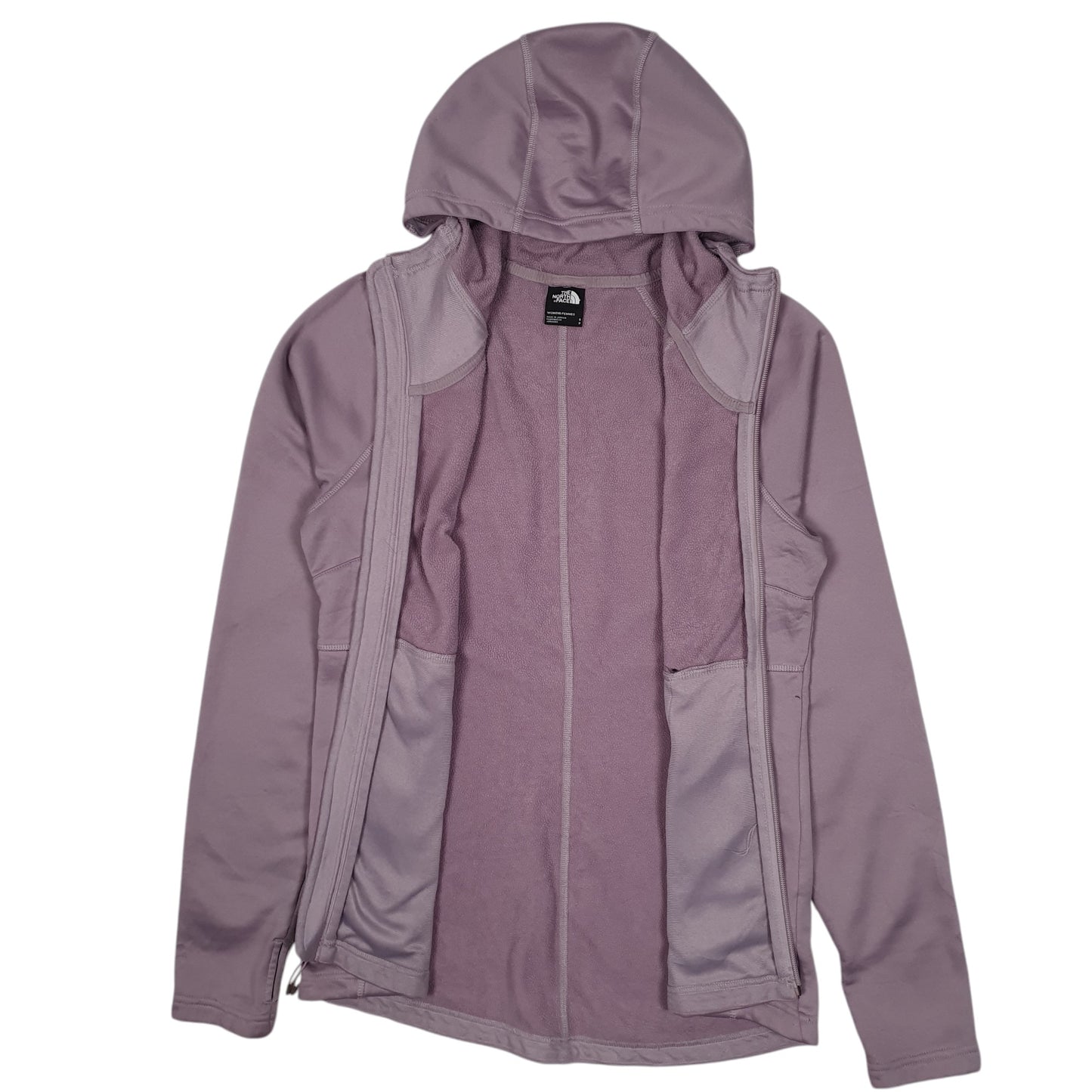 Womens Purple The North Face Hoodie Full Zip Jumper