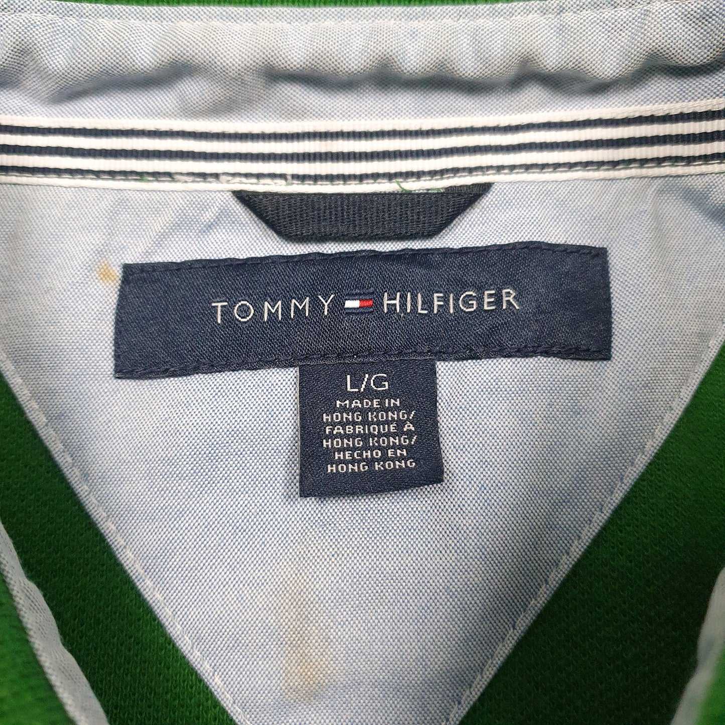 Mens Green Tommy Hilfiger   Polo Shirt