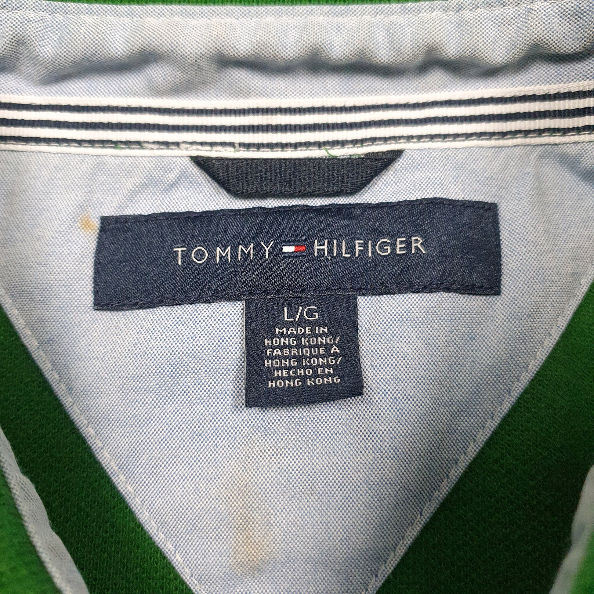 Mens Green Tommy Hilfiger   Polo Shirt