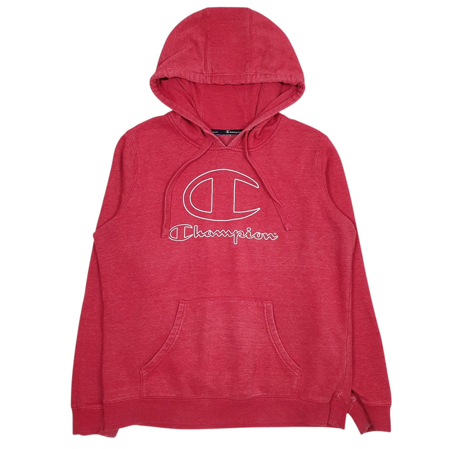 Mens Red Champion  Hoodie Jumper